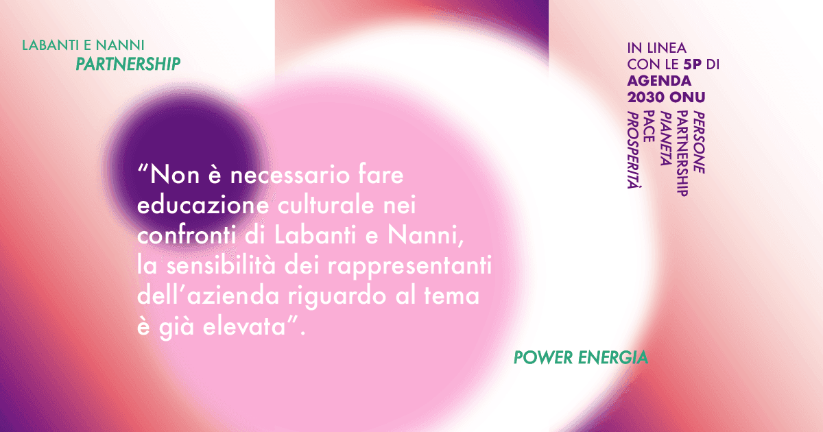Frase sulla sensibilità di Labanti e Nanni riguardo al tema